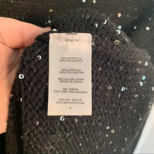 Narciso Rodriguez Crewneck Sweater Black Sequin S