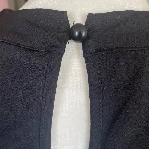 Three Pink Hearts women's black and white halter top sleeveless long maxi dress