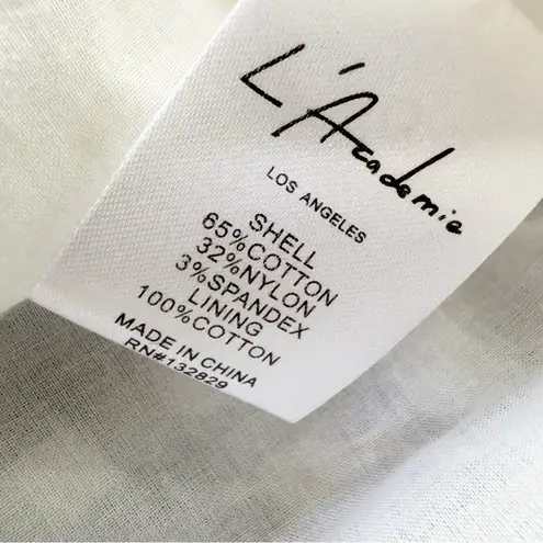 L'Academie NWT L’Academie Revolve Blue Gingham Circle Skirt Size M