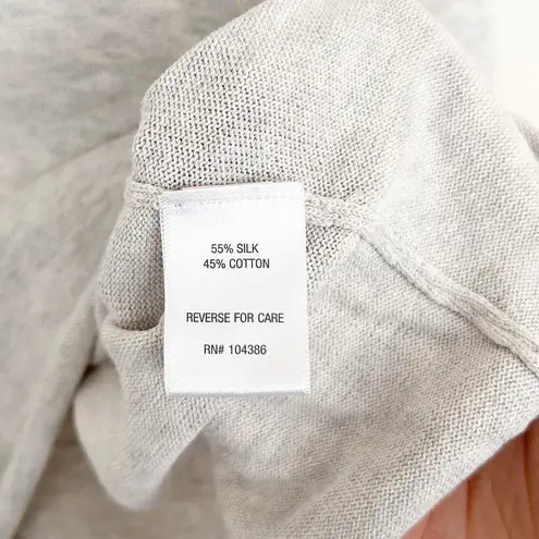 Garnet Hill Silk Blend Sweater Sz S