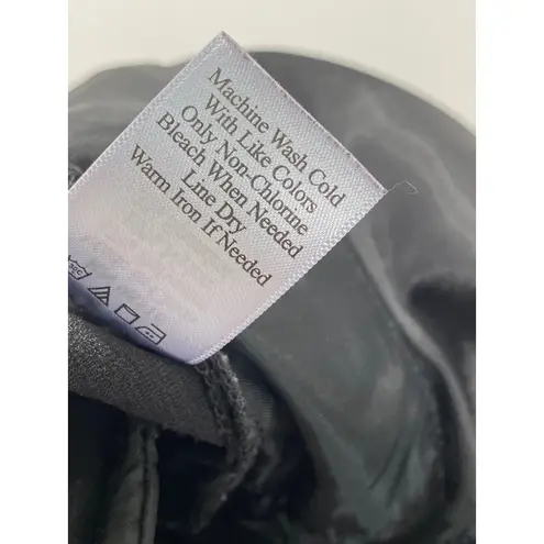 Coldwater Creek Wide Leg Pinwale Black Corduroy Trouser Pants Sz 16 Girl Boss