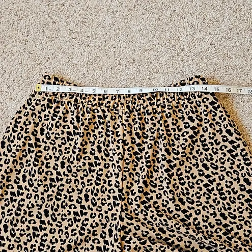 Banana Republic  Leopard Print Wide Leg Capris