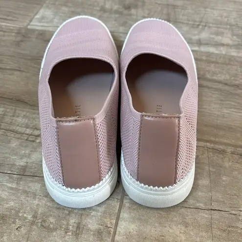 Kelly & Katie  Light Pink Mesh Slip On Sneakers