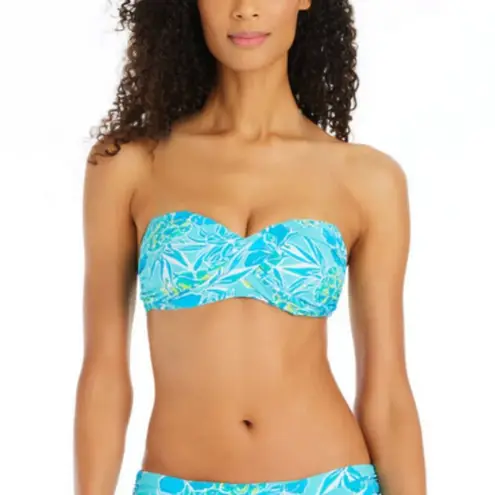 Bleu Rod Beattie 💕💕 Escape To The Beach Twist Bandeau Bikini Top ~ Lagoon 6