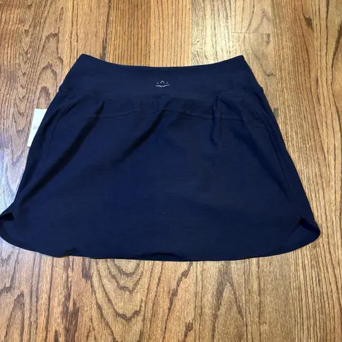 Beyond Yoga Spacedye Movement Skirt Skort Size Small Nocturnal Navy NWT