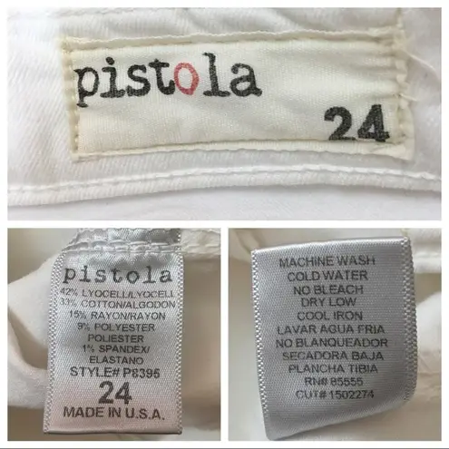 Pistola Iggy High Rise Distressed Jean - Pure - 24