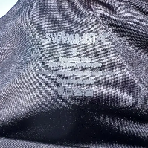 Swiminista Fabulous High Waist Bikini Bottom In Leopard Size XL