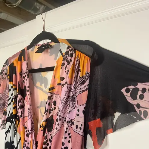 Desigual M. Christian Lacroix Orchid Mesh Mini Dress