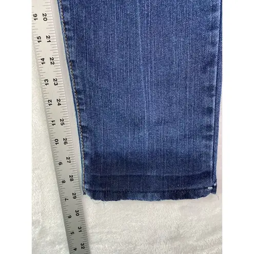 Levi's  Womens's Classic 512 Slim tapered medium jeans raw hem sz 10M‎