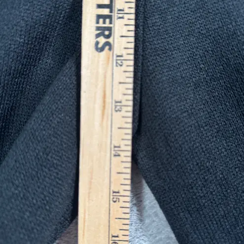 Dylani Knitwear Pants Womens S Black High Waist Wide Leg Pull On Minimalist