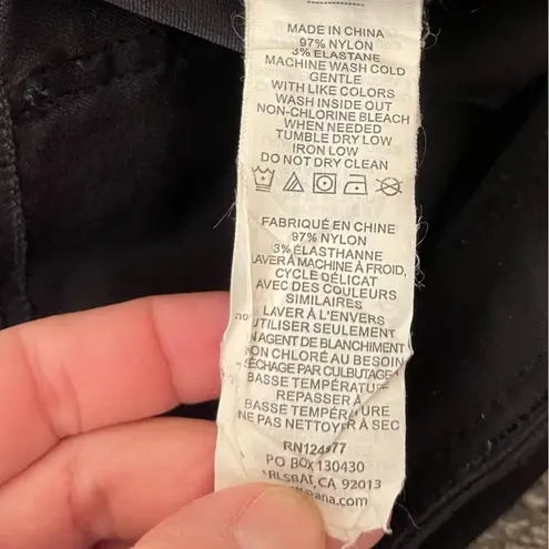 prAna Women’s Monarch black zip off convertible shorts utility pants 14