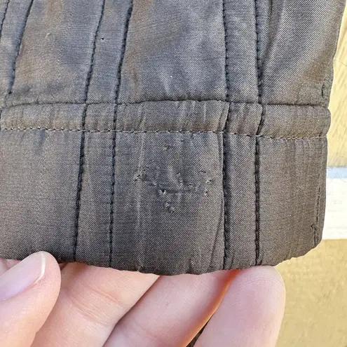 Vintage Ben Thylan Furs Brown Fur Trim Coat Size Medium? Open Front Mob Wife