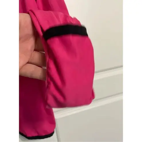 Ralph Lauren Women's Pink Running Pullover M Quarter-Zip Hand Coverage - Image 3