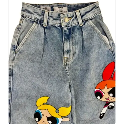 Bershka Power Puff Ankle Cropped Jeans