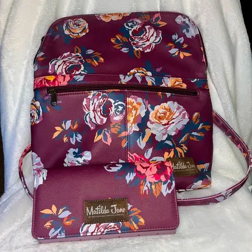 Matilda Jane Women s Moments with You Plum Perfect Backpack Purse Wallet Set 45 From Melissa