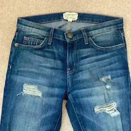 Current/Elliott  the stiletto benett destroy ripped skinny jeans in size 27