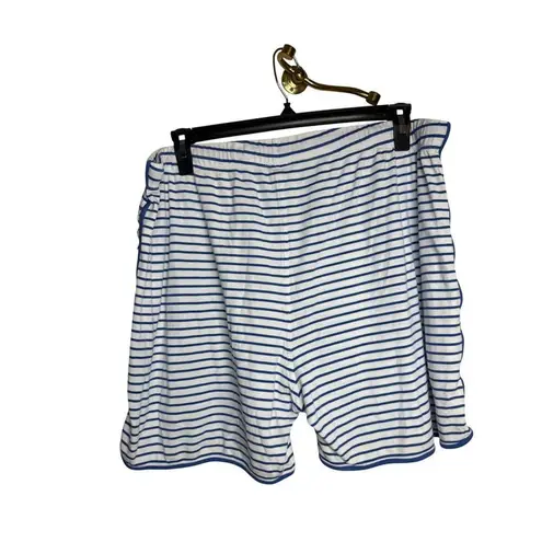 Lake Pajama Shorts Blue White Stripe Sz. XXL