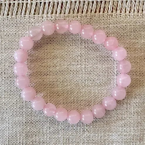 💗Rose Quartz Crystal Bracelet💗 ~8mm
