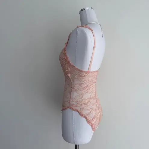 La Perla Bodysuit XS Lace Vintage Bustier Coquette Romantic Boudoir Italy Pin Up