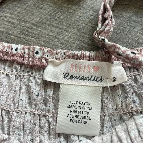 Nordstrom Urban Romantics Size Small Pink Floral Tank Top