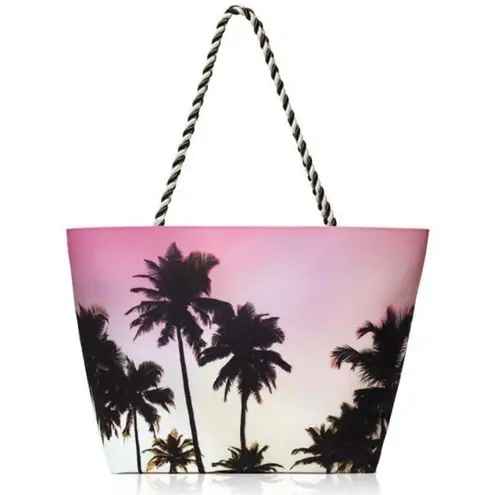 Avon Pink Palm Tree Tote Bag