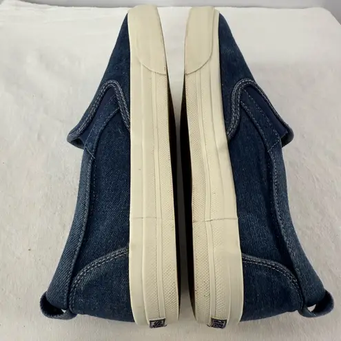 Taos Denim Slip On Rubber Sole Shoes in Blue Size 9