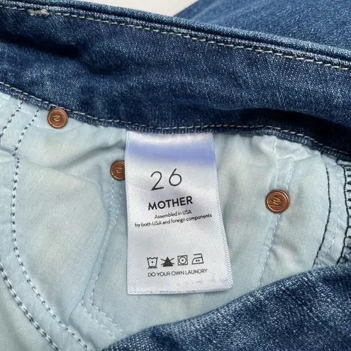 MOTHER Denim Mother The Looker Ankle Fray Skinny Jeans in Bazaar Adventures Size 26