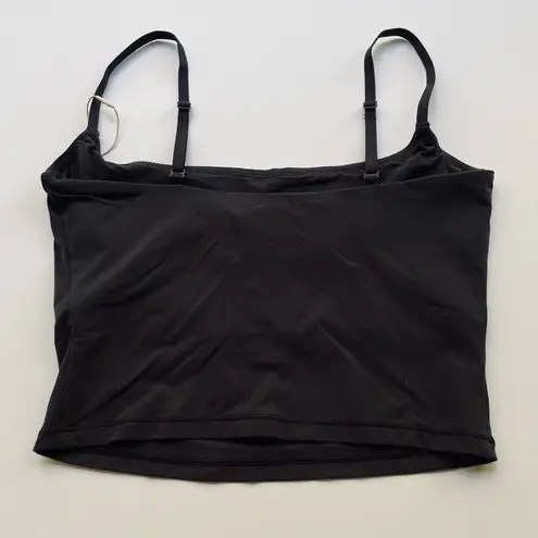 SKIMS Fits Everybody Cropped Cami Top Onyx Black Size Small NEW