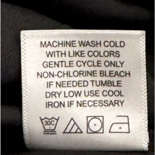 KIKIT Nordstrom Womans Luxurious Long Sleeve Satin Sleep Shirt Pj Size Medium Black