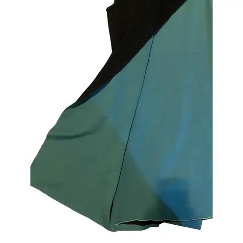 St. John $995 New XS 0 Sheath Dress Milano Knit Verde Teal St 2014 Caped Sweater