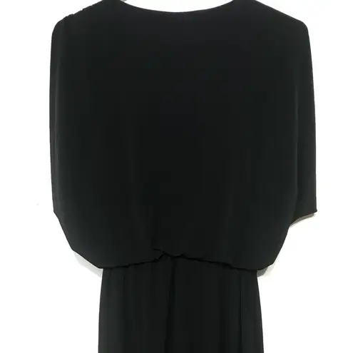 Jessica Simpson  black cowled sleeve dress small‎