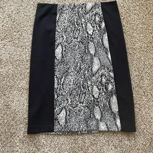 Rebecca Taylor Snake Print Pencil Skirt Womens Size 2 NWT Animal Print Office