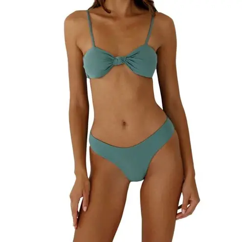NEW Free People* Kya reversible stella bikini bottom, green, size XS Green