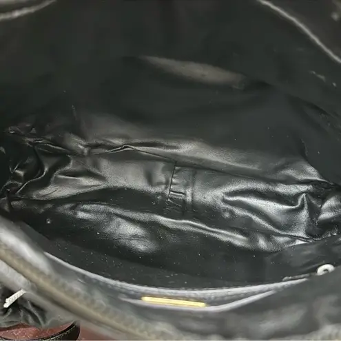 Bally Vintage Black Leather Crossbody Bag I Made in Italy