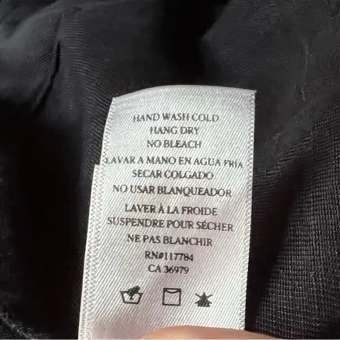 Rails Lancaster Indigo Stars Navy Blue Drawstring Utility Linen Blend Jacket S