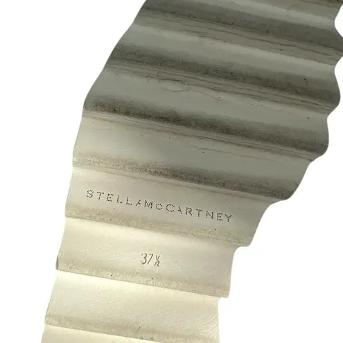 Stella McCartney Rose Gold Elyse Monogram Derbys