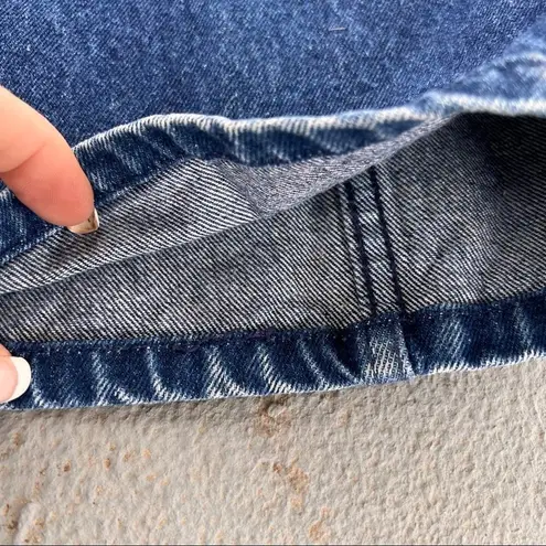 Vintage 90s French Dressing high rise pleated v yoke front mom jeans Blue Size 28