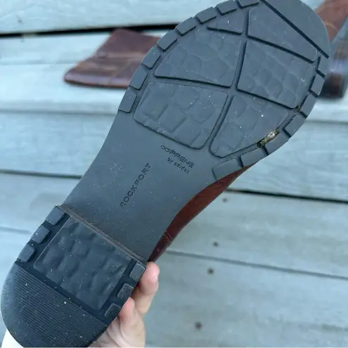 Rockport adiPRENE by adidas Brown Leather Knee High Riding Boots 6.5