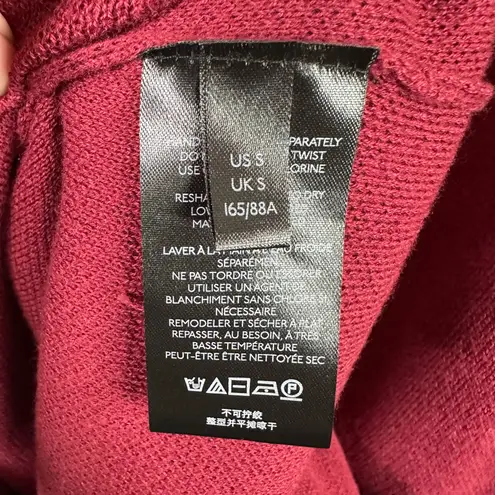 Maeve Anthropologie size Small Mock Neck Tunic Knit Sweater Dress Red Size M