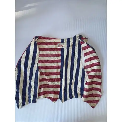 BILLINGS x VINTAGE 80s Patriotic American‎ Flag vest Size undefined