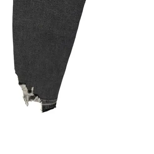 Topshop  Black Jamie Shark Bite Cotton Blend Classic Denim Jeans Women Sz 32