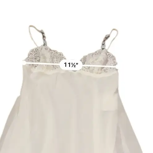 In Boom by Jonquil White Frilly Lace Lingerie Slip Dress Sz XS NEW Bridal White