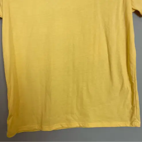 Sanrio Gudetama by T-Shirt Yellow Japanese Graphic Tee Crew Neck Women Medium