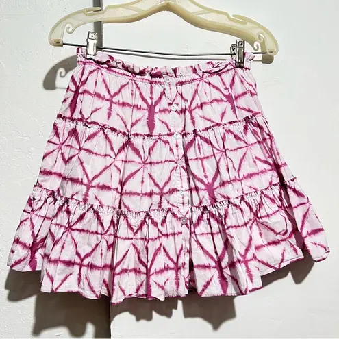 Intermix Pink and White Skirt