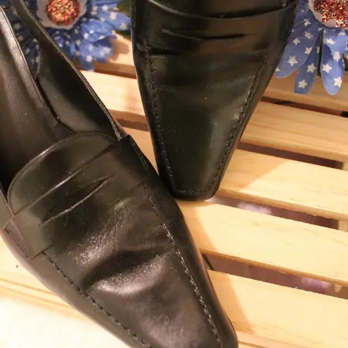 Bass SlingBack Black Pumps Penny Loafer Style 7M Size 7