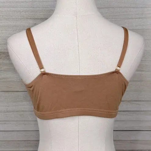 BOOTAY BAG "Leave Me Alone" Twist Front Bralette Tan