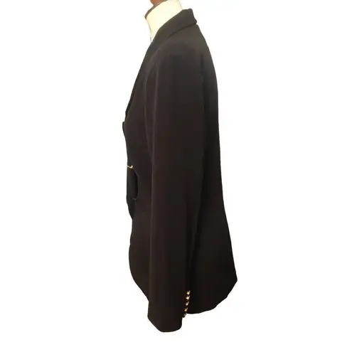 Infinity Store black dressy blazer with gold accent buttons with infinity symbol Size undefined