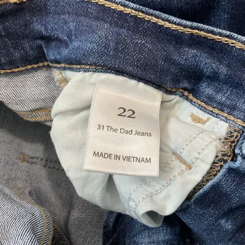 Willow + Root 31 The Dad Jeans Size 22 Ripped Distressed High Rise Denim