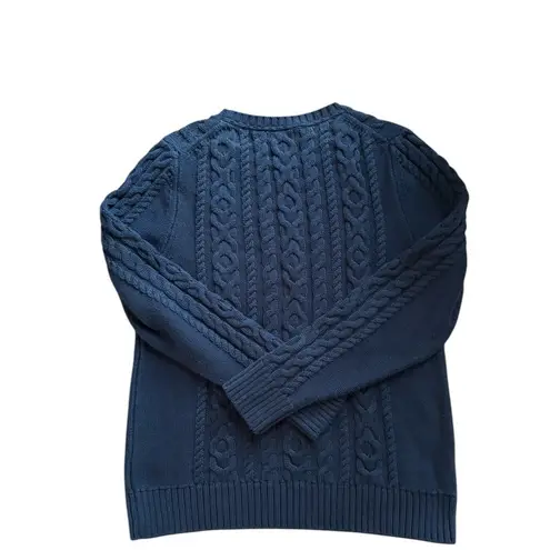 L.L.Bean Clueless Preppy Navy Mixed Cable