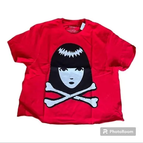 Her Universe Emily The Strange Crossbones Crop T-Shirt